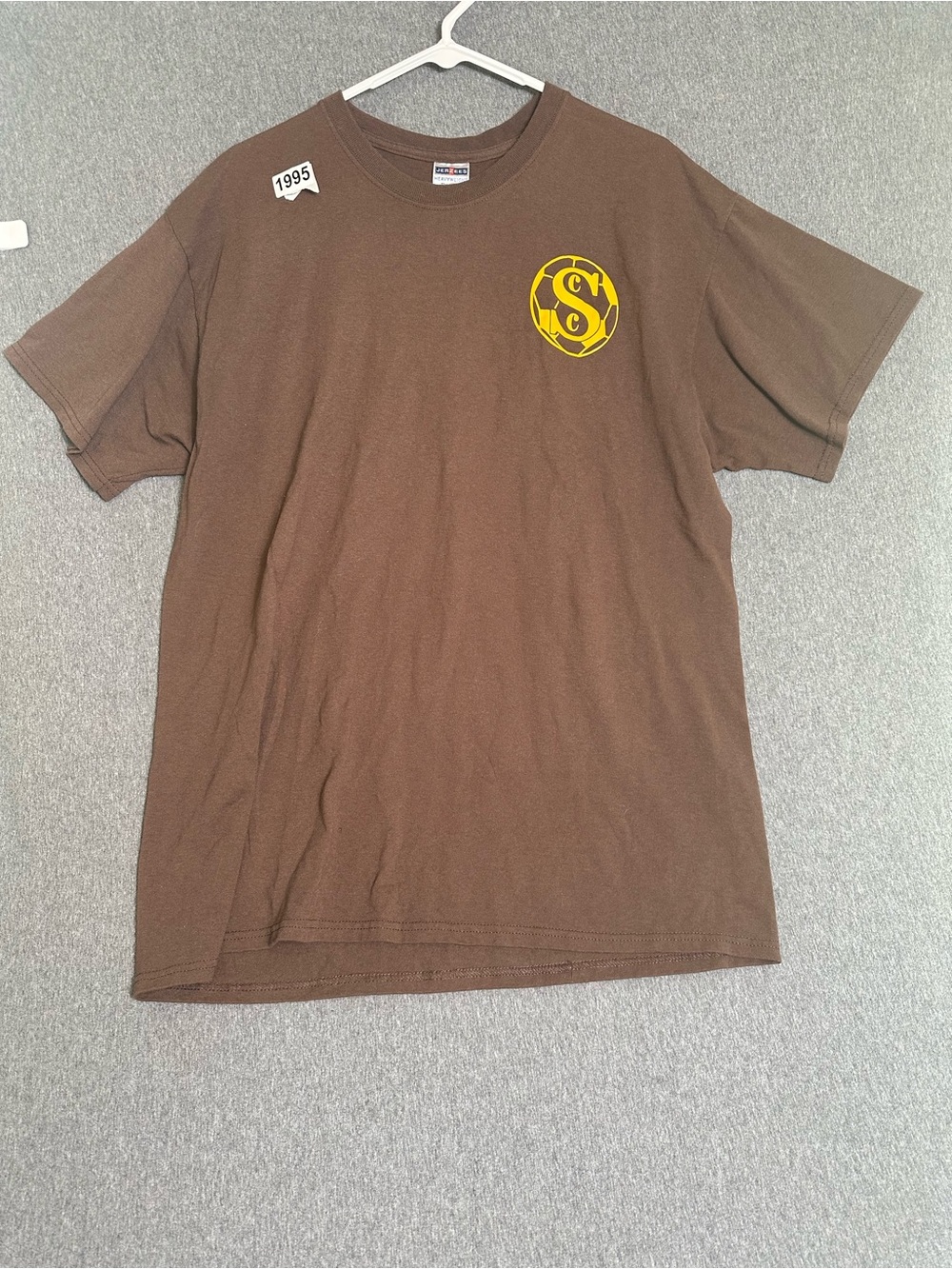 Jerzees Brown Mens XL Soccer Club